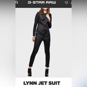 This spacesuit-inspired jumpsuit’s designed to shape and flatter the female form